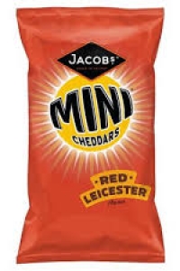 Cheddars - Red Leicester Box of 30 x 45g Bags